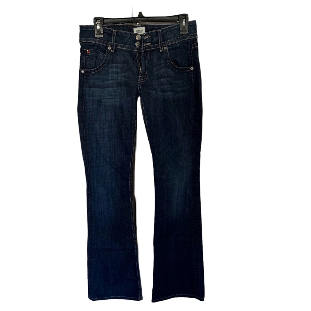 HUDSON Signature Bootcut Jeans Medium Wash Size 27 EUC